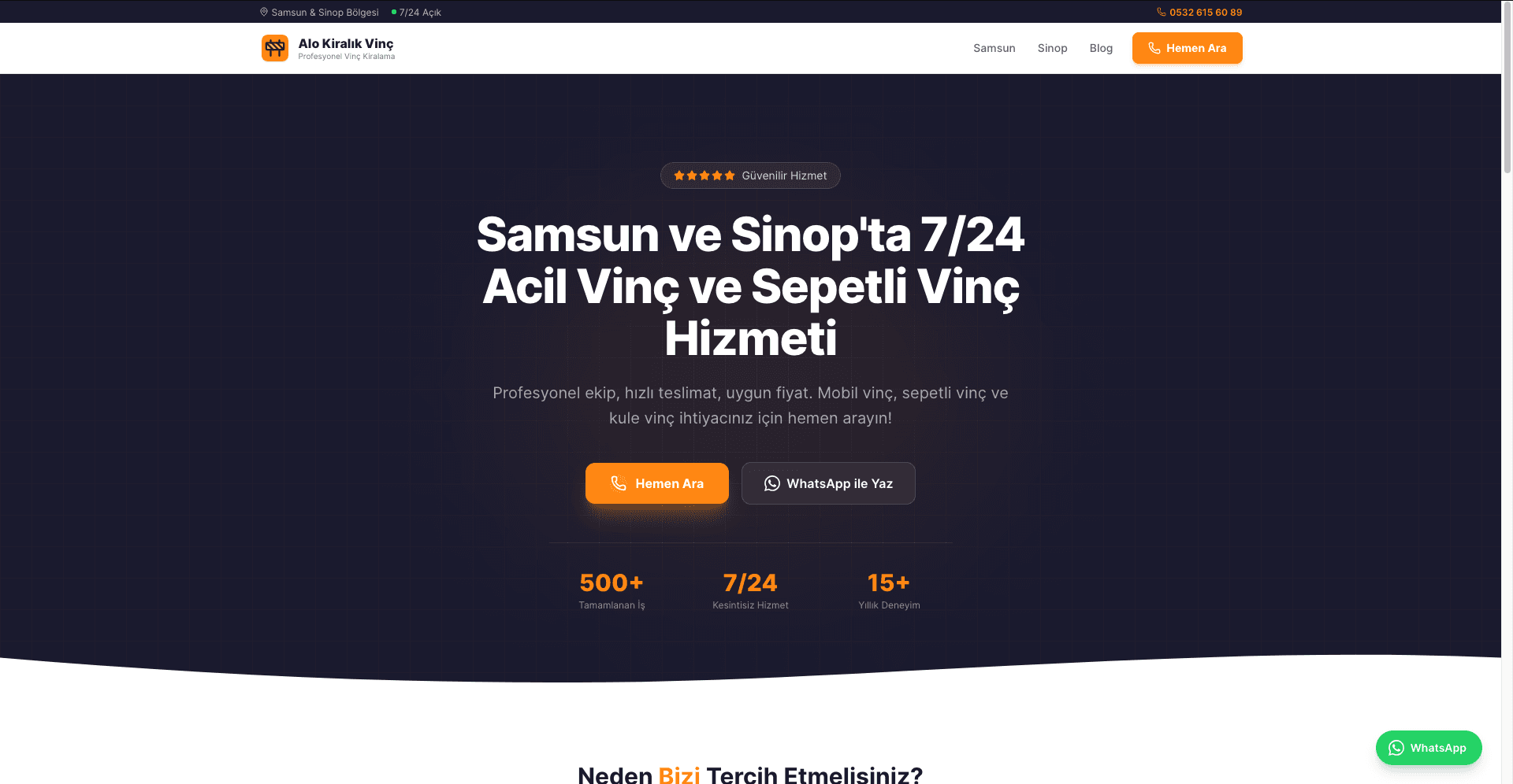 Alo Kiralık Vinç cover