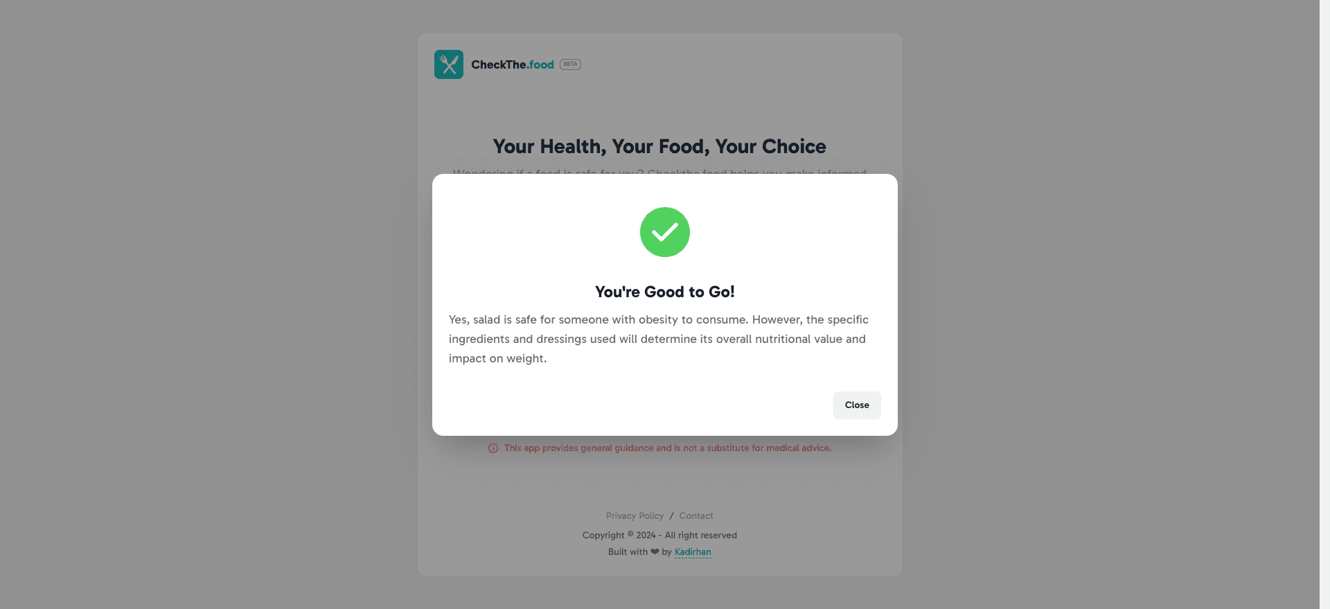 Result Success