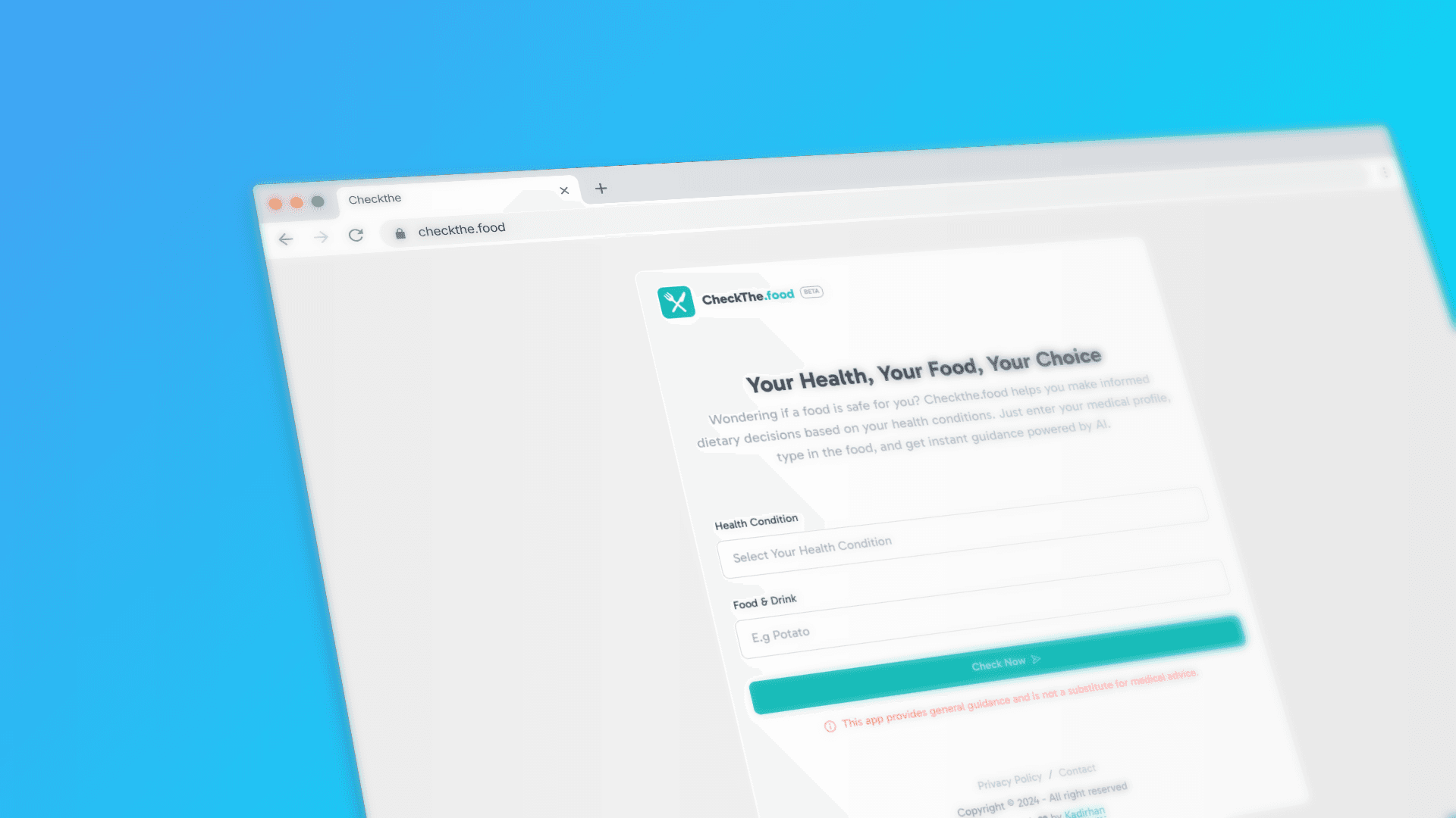 CheckThe.Food — SaaS