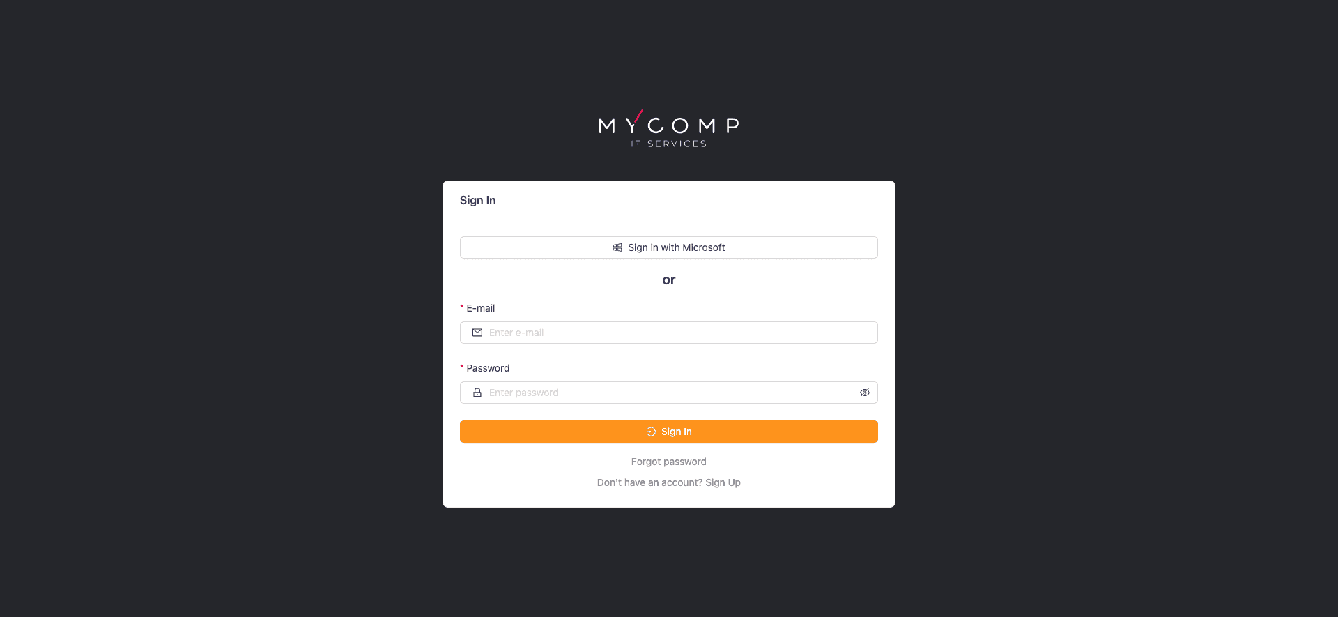 Login Page