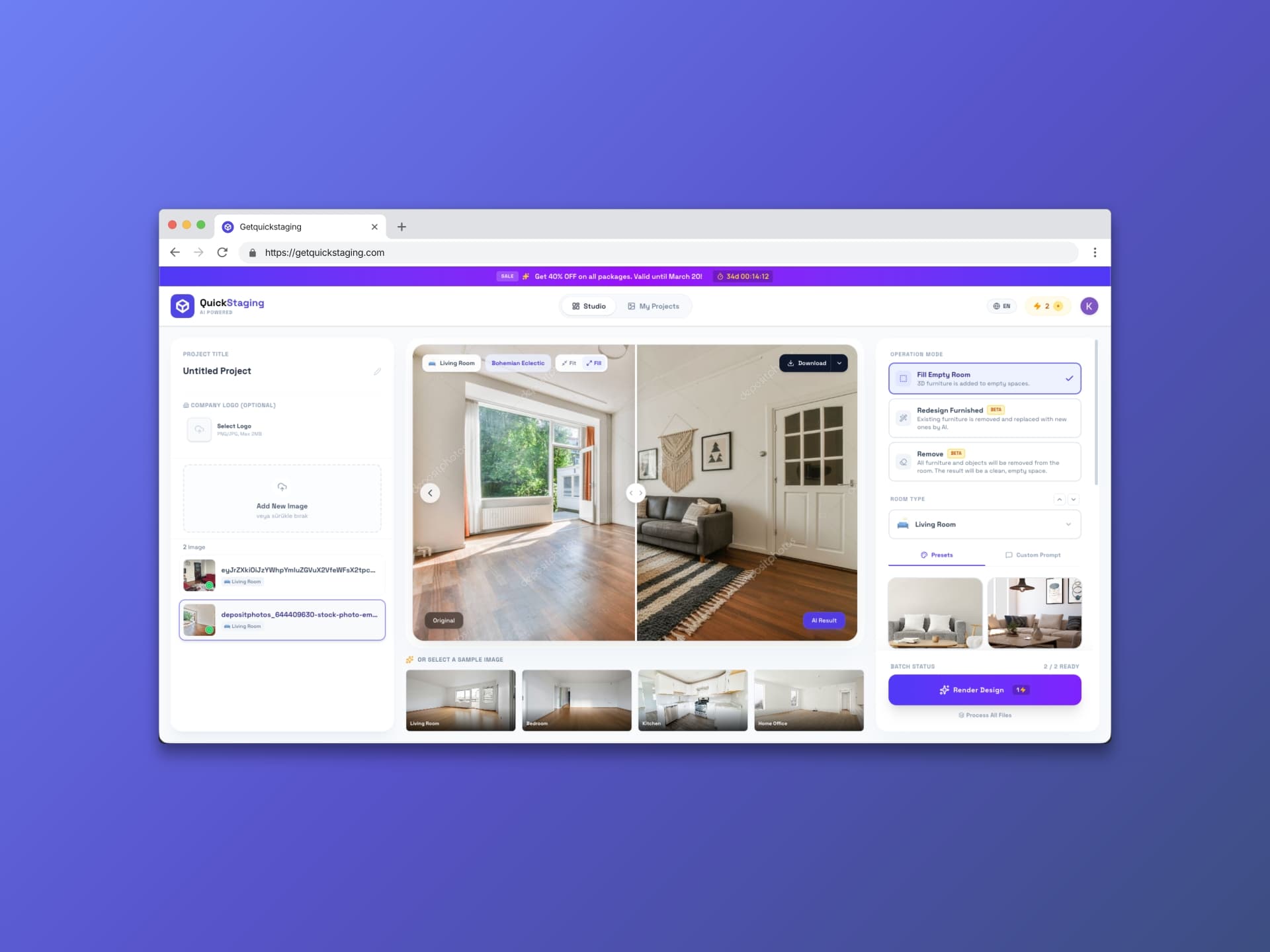 QuickStaging — SaaS