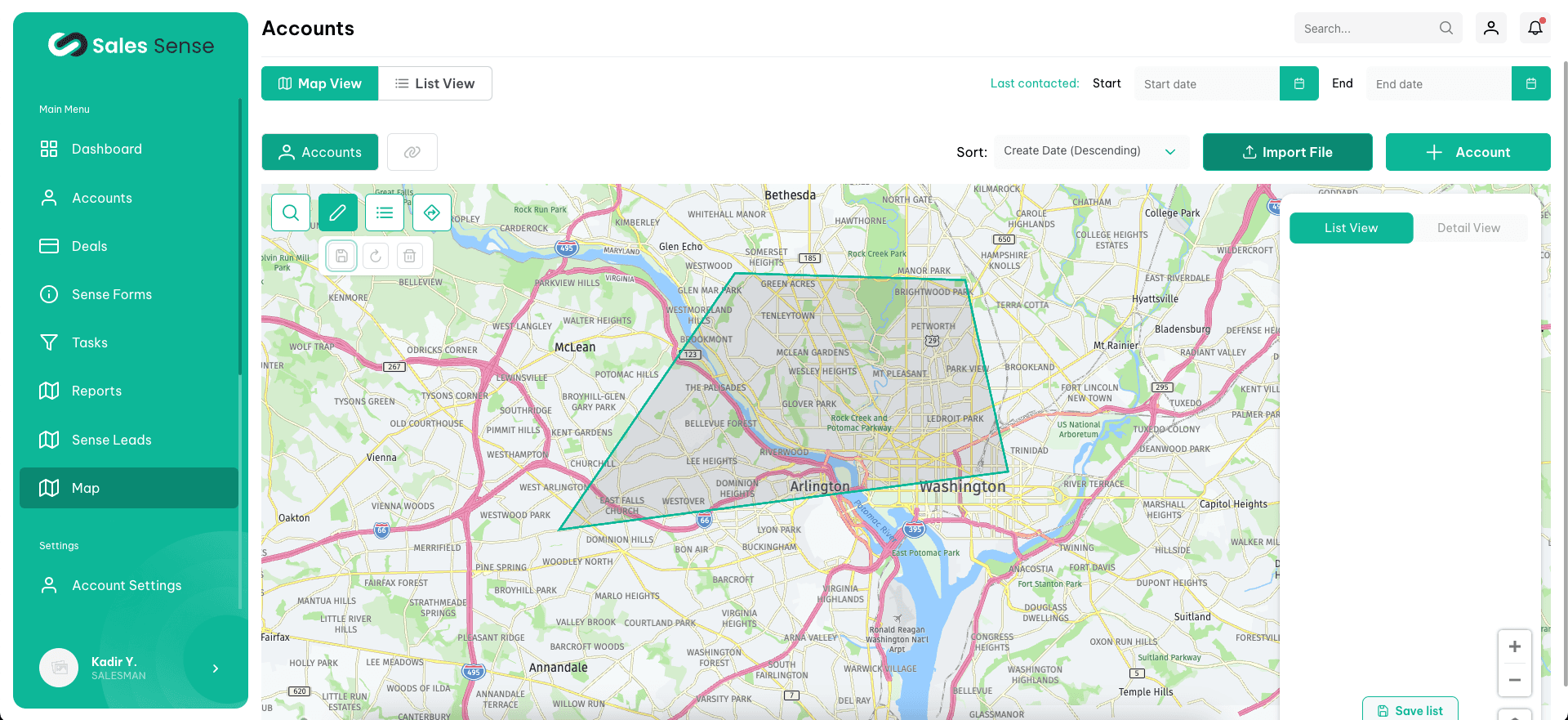 Accounts (Map)